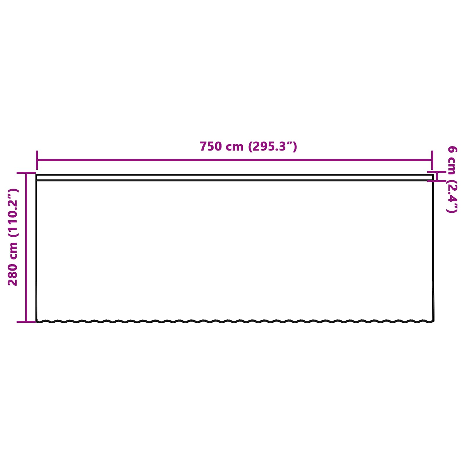 Κουρτίνα Δαντέλας με κουρτίνες Λευκό 280 x 750 εκ Πολυεστέρας - Image 8