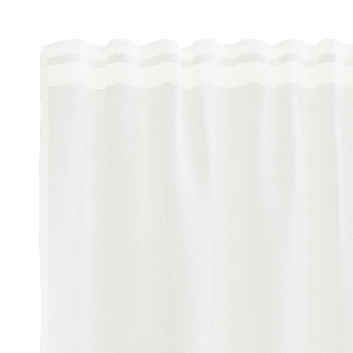 Lace Gardin Hvid Polyester - Billede 4