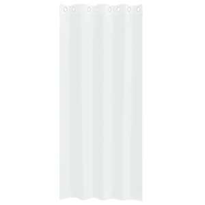 Voile Záclona se záclonami 2 pcs Bílá 245 x 140 cm Polyester - obrázek 4