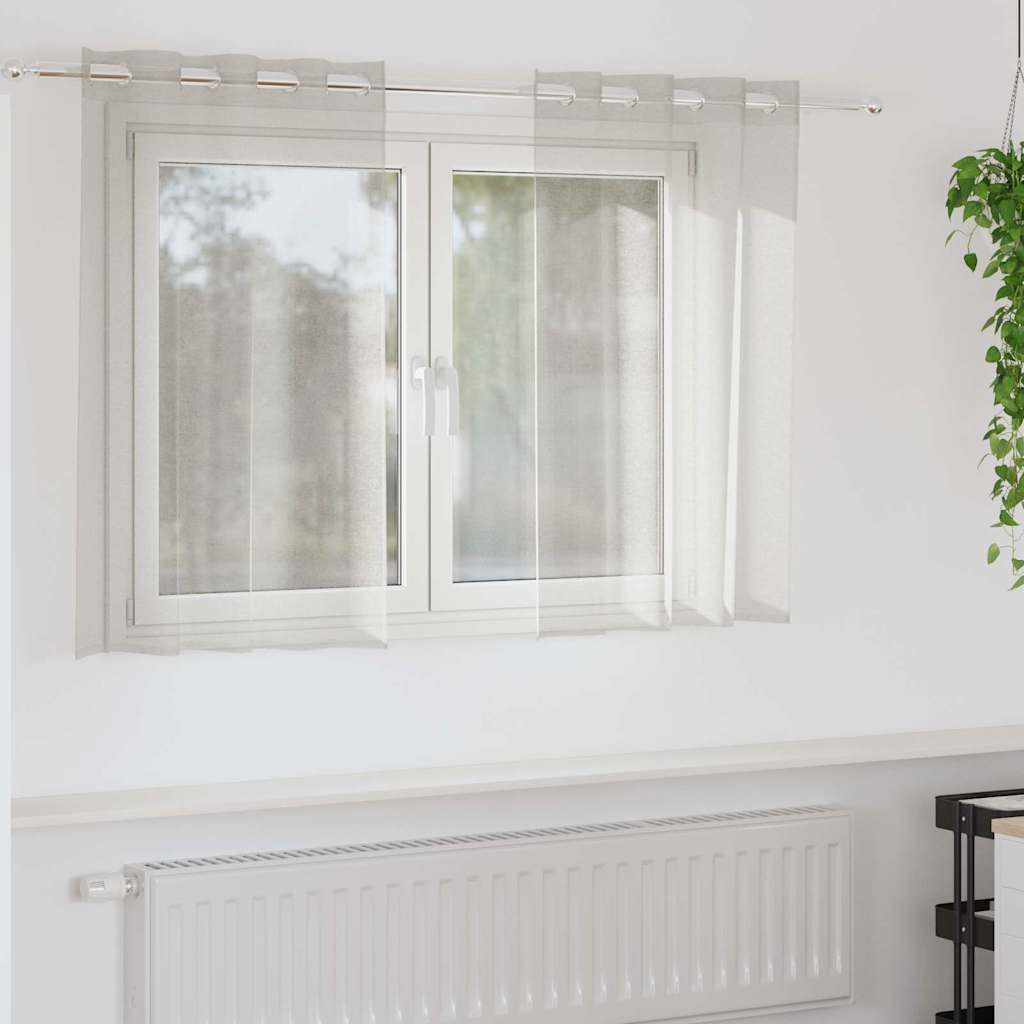 Kardinaid kardinatega 2 pcs Kreemjas 140 x 140 cm Polüester