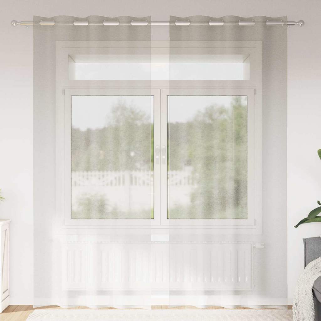 Kardinaid kardinatega 2 pcs Kreemjas 140 x 260 cm Polüester