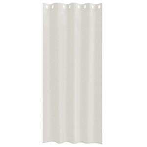 Voile Záclona se záclonami 2 pcs Krémová 260 x 140 cm Polyester - obrázek 4