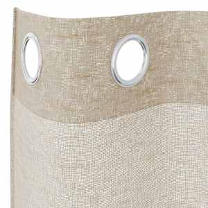 Voile Záclona se záclonami 2 pcs Písková 225 x 140 cm Polyester - obrázek 5