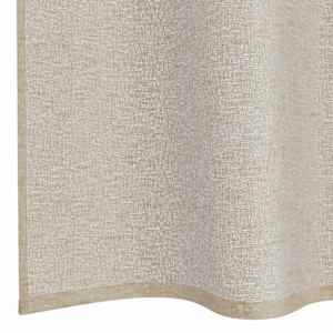 Voile Záclona se záclonami 2 pcs Písková 245 x 140 cm Polyester - obrázek 6