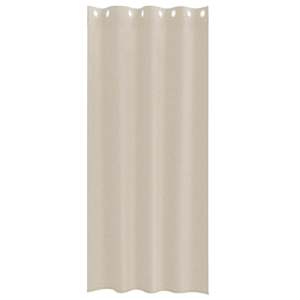 Voile Záclona se záclonami 2 pcs Písková 245 x 140 cm Polyester - obrázek 4