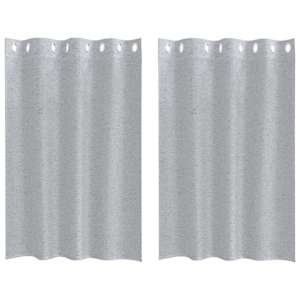 vidaXL Voile Kardin 2 tk Tumehall 140 x 140 cm Pol&uuml;ester
