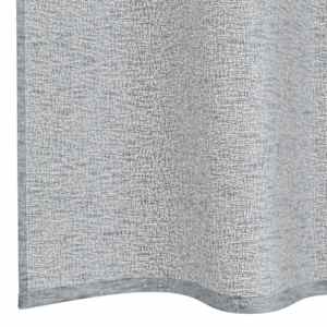 Voile Záclona 2 pcs Tmavě šedá 175 x 140 cm Polyester - obrázek 6