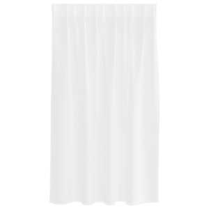 Voile Záclona se záclonami 2 pcs Bílá 140 x 140 cm Polyester - obrázek 4