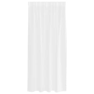 Voile Záclona se záclonami 2 pcs Bílá 175 x 140 cm Polyester - obrázek 4