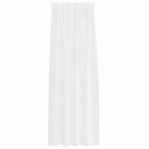 Voile Záclona se záclonami 2 pcs Bílá 260 x 140 cm Polyester - obrázek 4