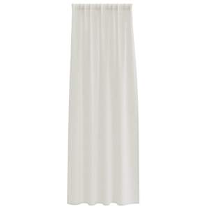 Voile Záclona se záclonami 2 pcs Krémová 260 x 140 cm Polyester - obrázek 4