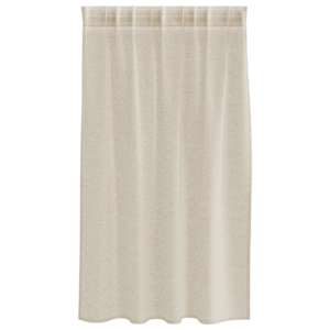 Voile Záclona se záclonami 2 pcs Písková 140 x 140 cm Polyester - obrázek 4