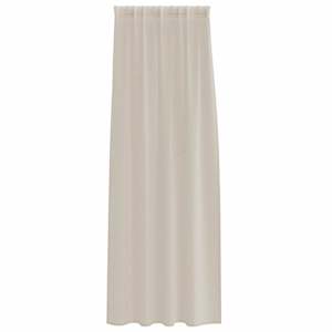 Voile Záclona se záclonami 2 pcs Písková 260 x 140 cm Polyester - obrázek 4