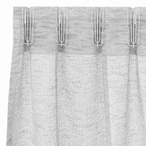 Voile Záclona 2 pcs Světle šedá 225 x 140 cm Polyester - obrázek 5