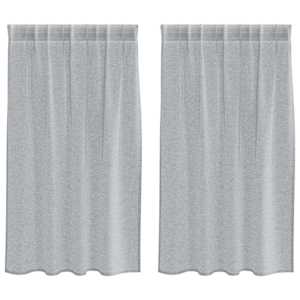 vidaXL Voile Kardin 2 tk Tumehall 140 x 140 cm Pol&uuml;ester