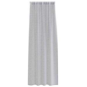 Voile Záclona 2 pcs Tmavě šedá 245 x 140 cm Polyester - obrázek 4