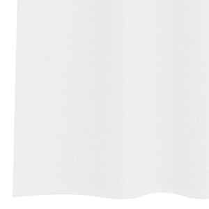 Voile Záclona se záclonami 2 pcs Bílá 140 x 140 cm Polyester - obrázek 6