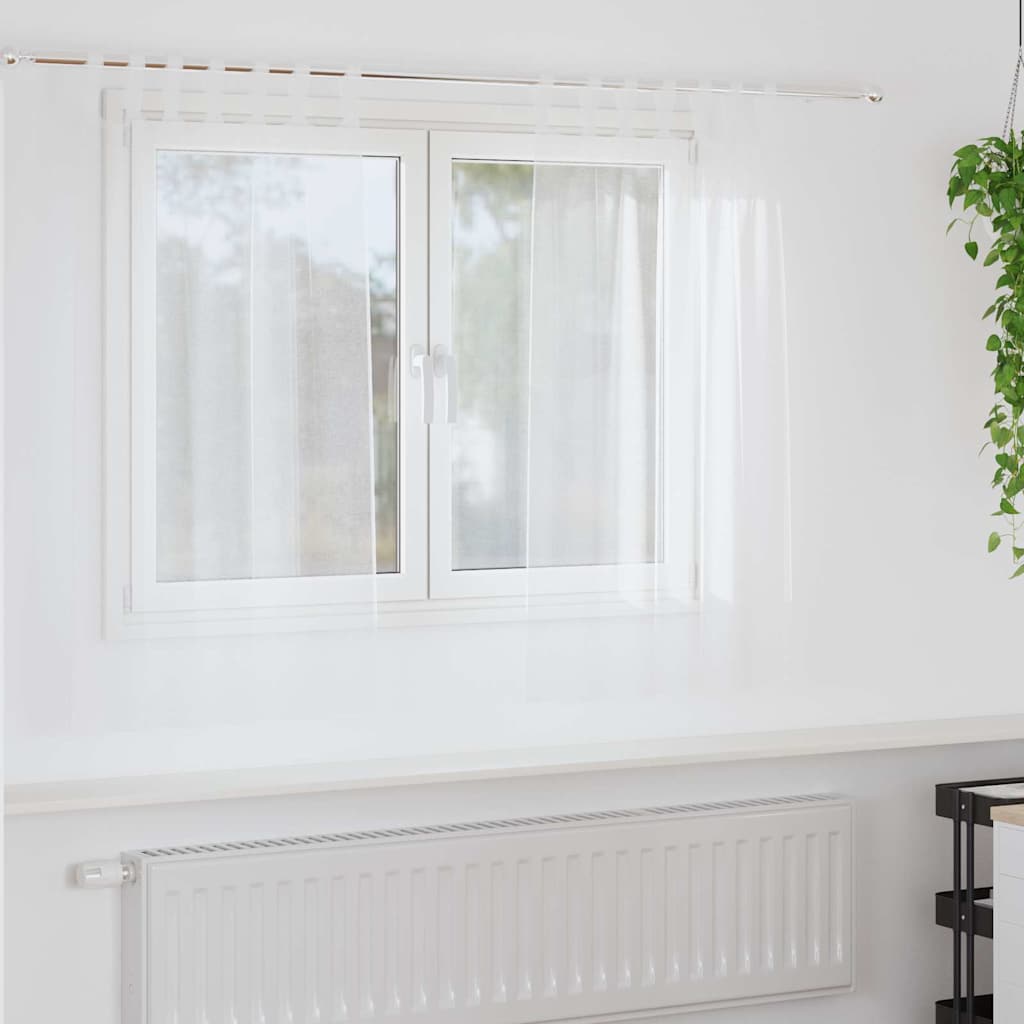 Kardinaid kardinatega 2 pcs Valge 140 x 140 cm Polüester