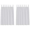 vidaXL Voile Kardin 2 tk Helehall 140 x 140 cm Pol&uuml;ester