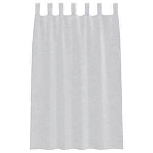 Voile Záclona 2 pcs Světle šedá 175 x 140 cm Polyester - obrázek 4