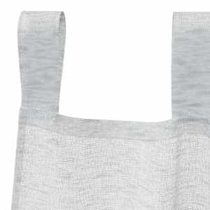 Voile Záclona 2 pcs Světle šedá 245 x 140 cm Polyester - obrázek 5