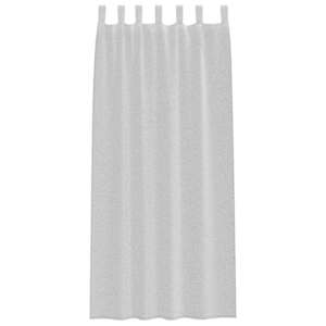 Voile Záclona 2 pcs Světle šedá 245 x 140 cm Polyester - obrázek 4