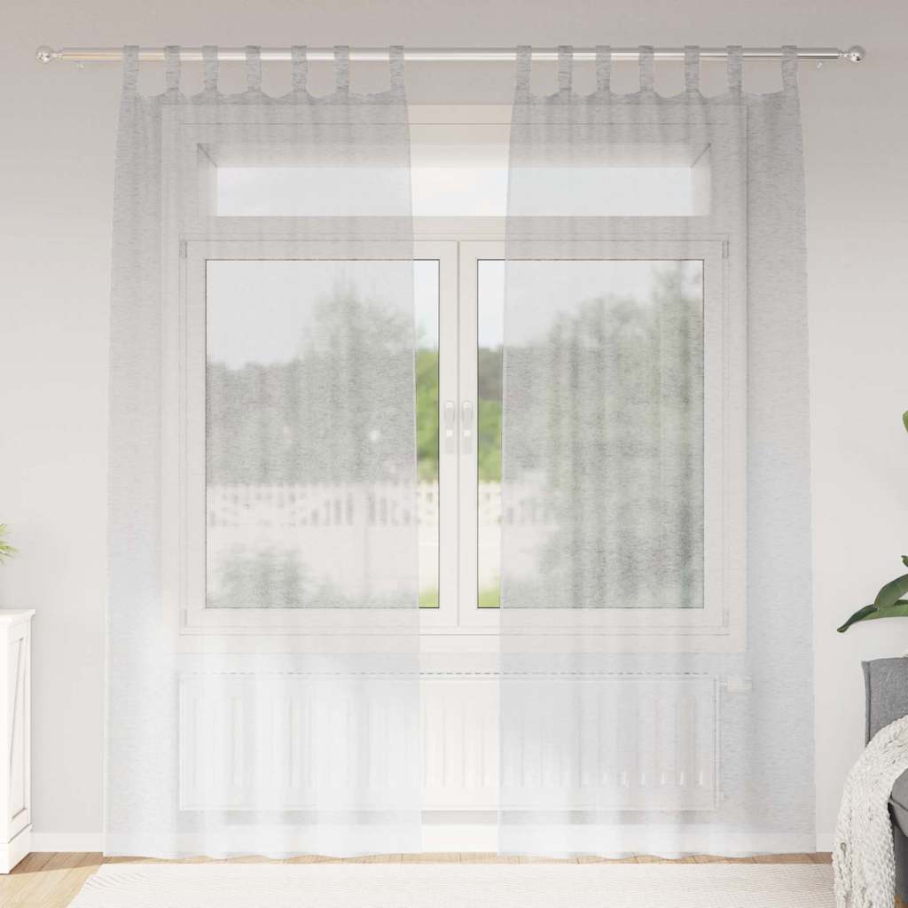 Kardinaid kardinatega 2 pcs Helehall 140 x 260 cm Polüester