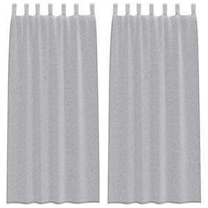 vidaXL Voile Kardin 2 tk Tumehall 225 x 140 cm Pol&uuml;ester