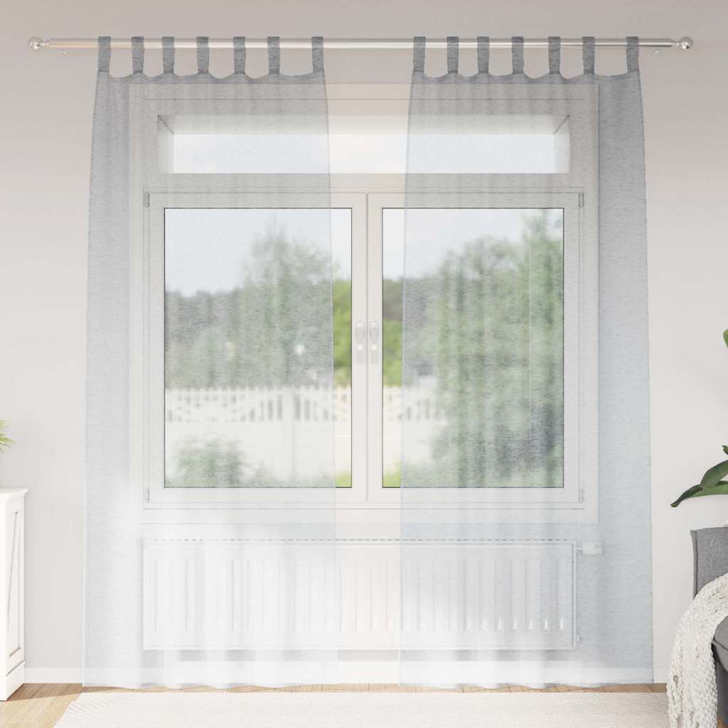 Kardinaid kardinatega 2 pcs Tumehall 140 x 245 cm Polüester