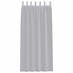 Voile Záclona 2 pcs Tmavě šedá 245 x 140 cm Polyester - obrázek 4