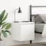  vidaXL 2 db fehér falra szerelhető éjjeliszekrény 38x34x40 cm termék 2. képe