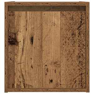 Nástěnné noční stolky 2 ks old wood 38x34x40 cm - obrázek 7