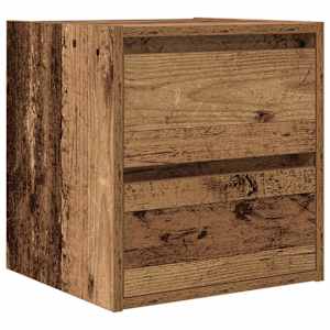 Nástěnný noční stolek old wood 38x34x40 cm - obrázek 2