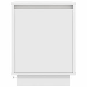 Noční skříňka s LED světly bílá 38x34x50 cm - obrázek 6