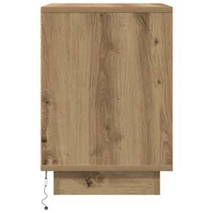 Noční skříňky s LED osvětlením 2 ks Dub Artisan 38x34x50 cm - obrázek 9
