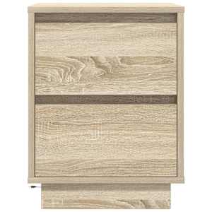 Noční skříňky s LED osvětlením 2 ks Dub Sonoma 38x34x50 cm - obrázek 9