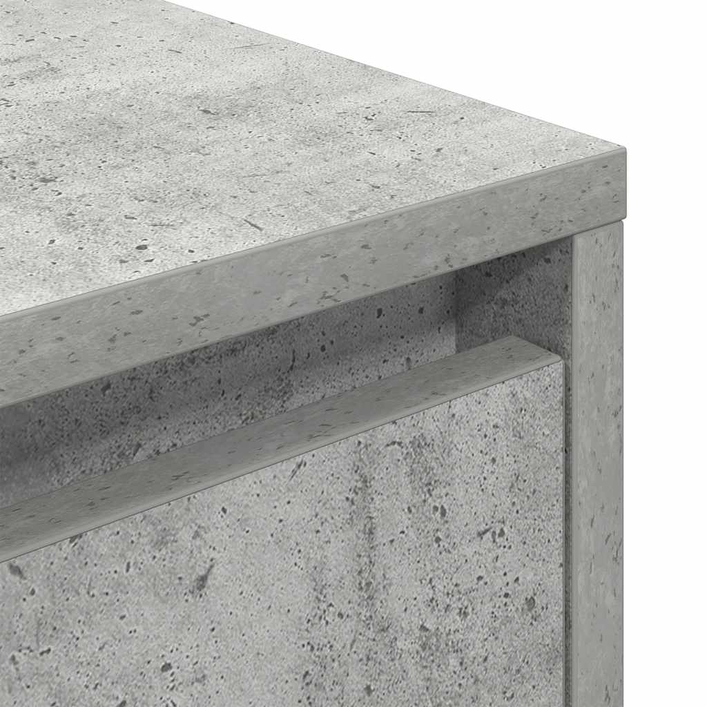 Noční skříňky s LED osvětlením 2 ks Betonová šedá 38x34x50 cm - obrázek 14