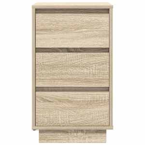 Noční skříňka s LED osvětlením Dub Sonoma 38x34x65 cm - obrázek 7