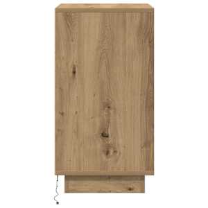 Noční skříňka s LED osvětlením Řemeslnický dub 38x34x65 cm - obrázek 8