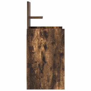 Noční skříňky se 2 zásuvkami 2 ks Kouřový dub 38x34x80 cm - obrázek 7