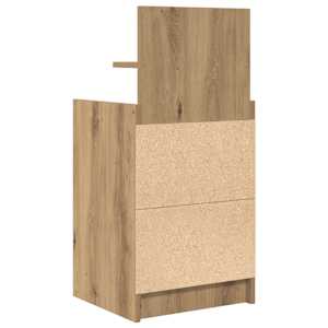 Noční skříňky se 2 zásuvkami 2 ks Dub Artisan 38x34x80 cm - obrázek 9