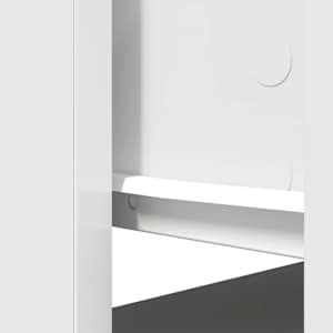 Konzolový stolek se zásuvkami bílý 85,5x38,5x74,5 cm - obrázek 10
