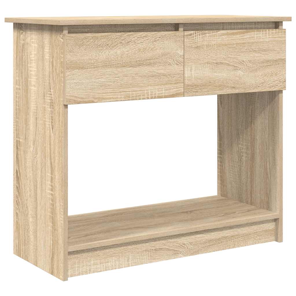 vidaXL Konzolový stolek se zásuvkami Dub Sonoma 85,5x38,5x74,5 cm