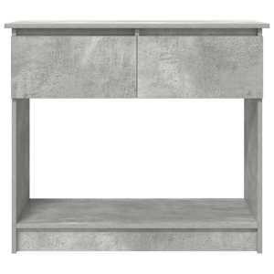 Konzolový stolek se zásuvkami betonově šedá 85,5x38,5x74,5 cm - obrázek 6