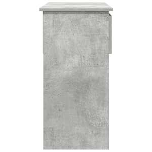 Konzolový stolek se zásuvkami betonově šedá 85,5x38,5x74,5 cm - obrázek 7