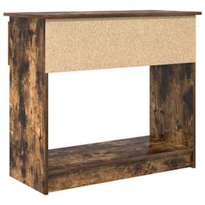Konzolový stolek se zásuvkami kouřový dub 85,5x38,5x74,5 cm - obrázek 8