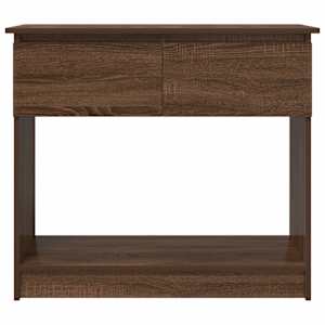 Konzolový stolek se zásuvkami Dub hnědý 85,5x38,5x74,5 cm - obrázek 6