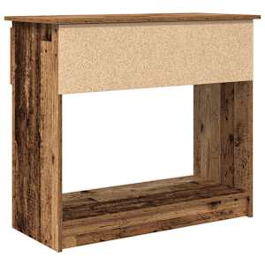 Konzolový stolek se zásuvkami Staré dřevo 85,5x38,5x74,5 cm - obrázek 8