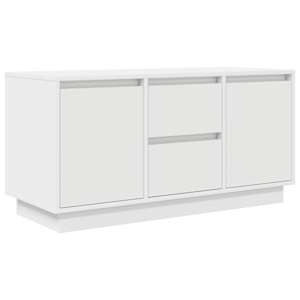 TV skříňka s LED osvětlením bílá 100x41x50 cm - obrázek 3