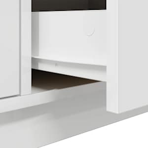 TV skříňka s LED osvětlením bílá 100x41x50 cm - obrázek 12